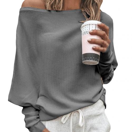 GR | Damen Schulterfreier Pullover