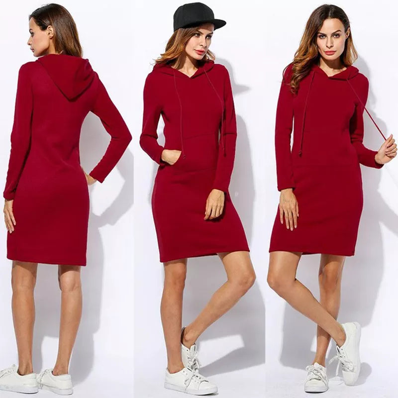 GR - Sweatshirt dress with hood