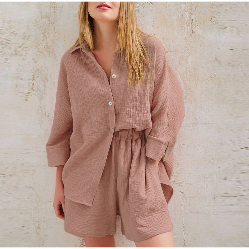 GR | Linen Two-Piece Summer Set