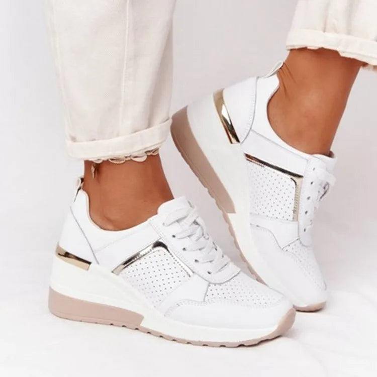 GR | Women's Platform Sneakers - Lightweight Casual Shoes