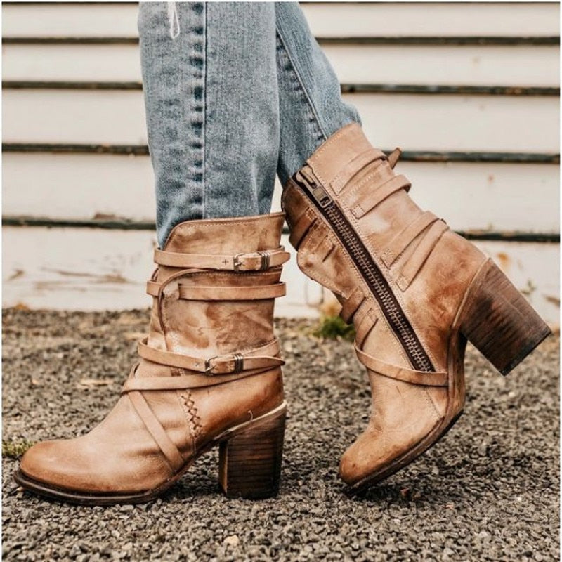 GR - Women's Leather Boots