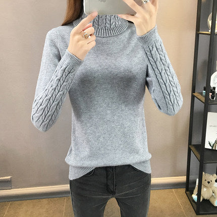GR | Soft, high-necked sweater with a cashmere feel