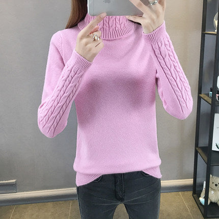 GR | Soft, high-necked sweater with a cashmere feel