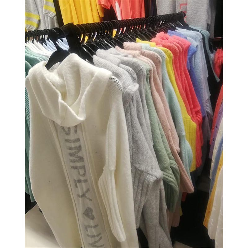 GR Cozy hooded cardigan: Women's cardigan with letter print