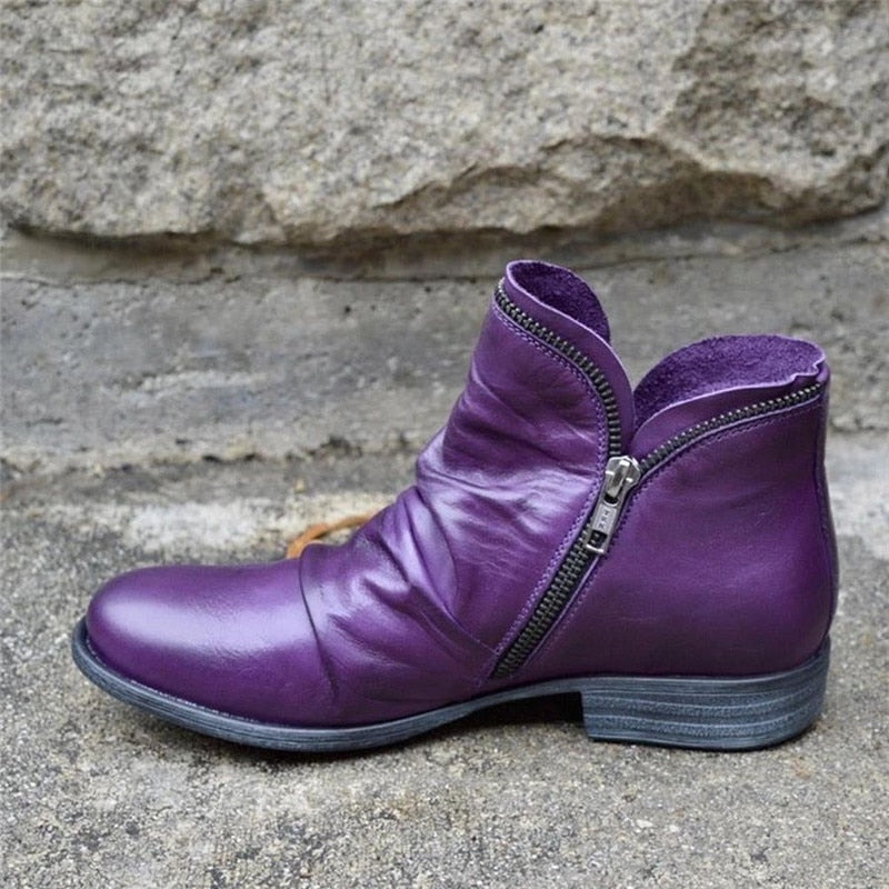 GR | Women's Zipper Boots 