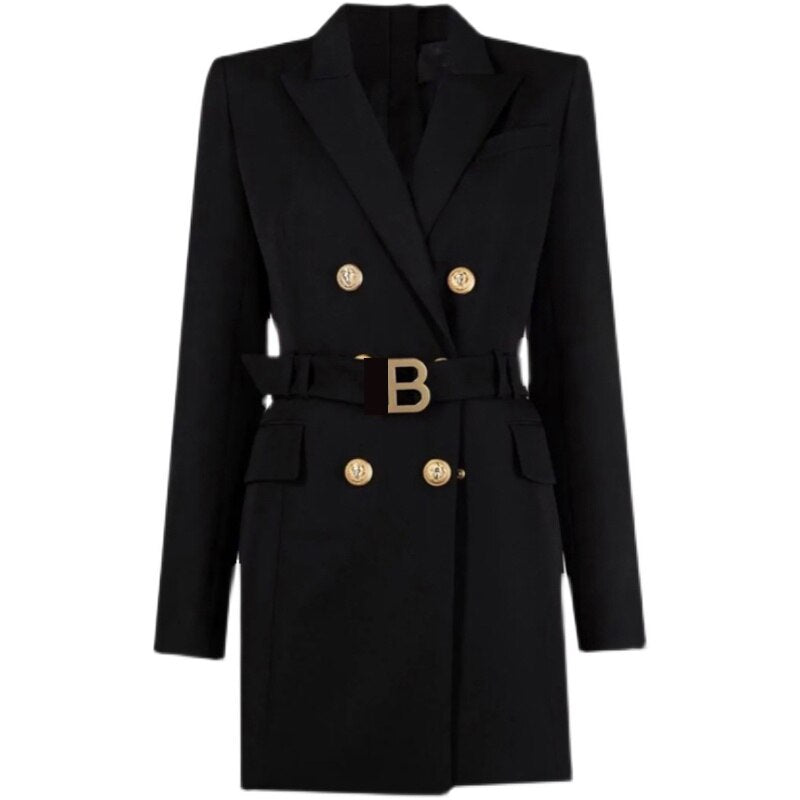 Button Art Suit Robe 