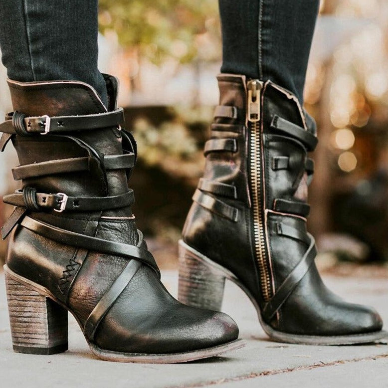 GR - Women's Winter Leather Boots