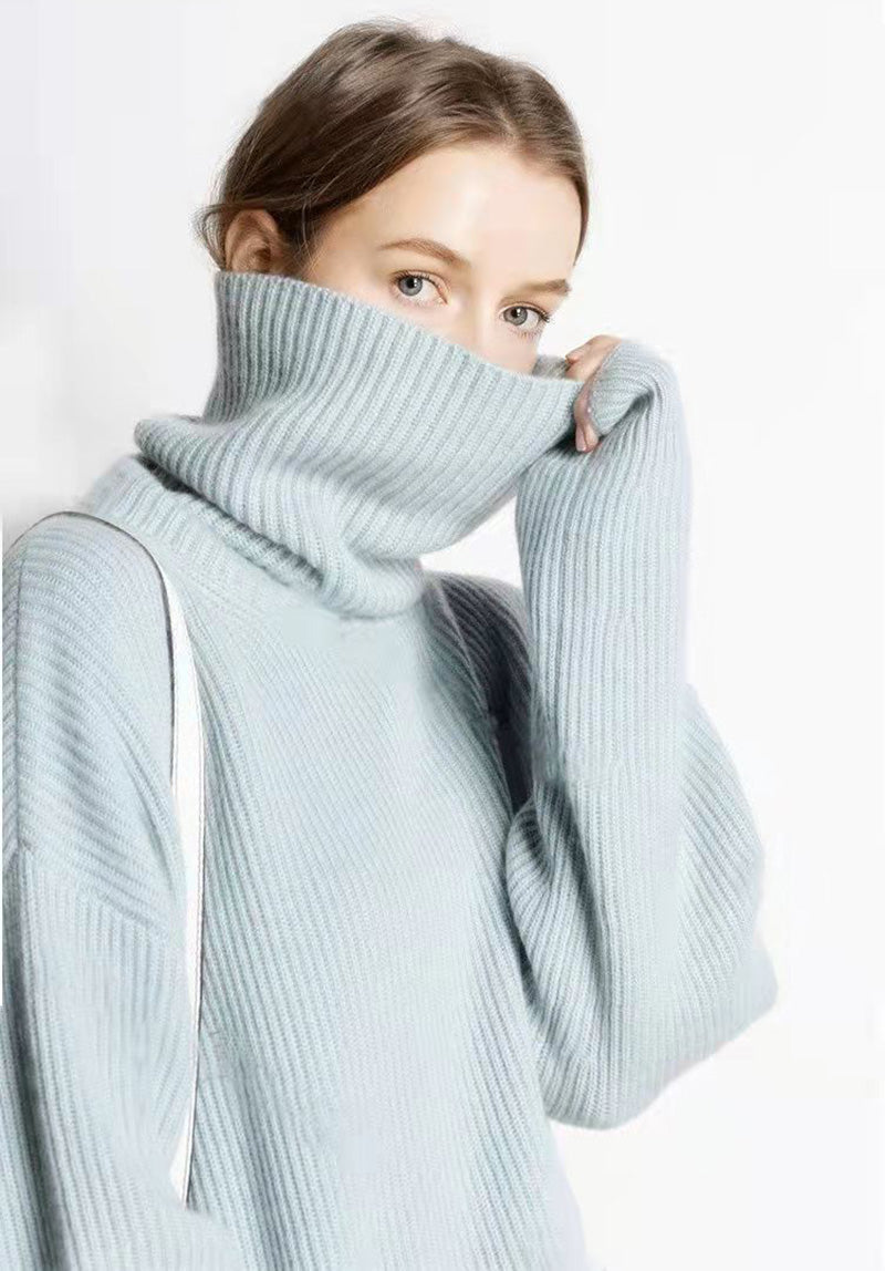 GR - Lockere Und Lässige Rollkragenpullover