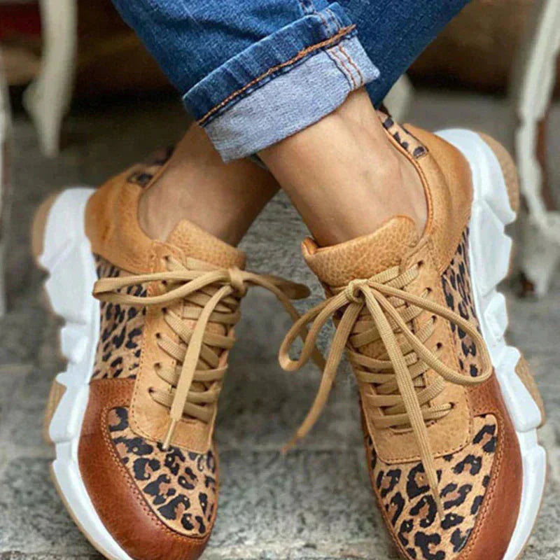 GR | Comfortable leopard print sneakers