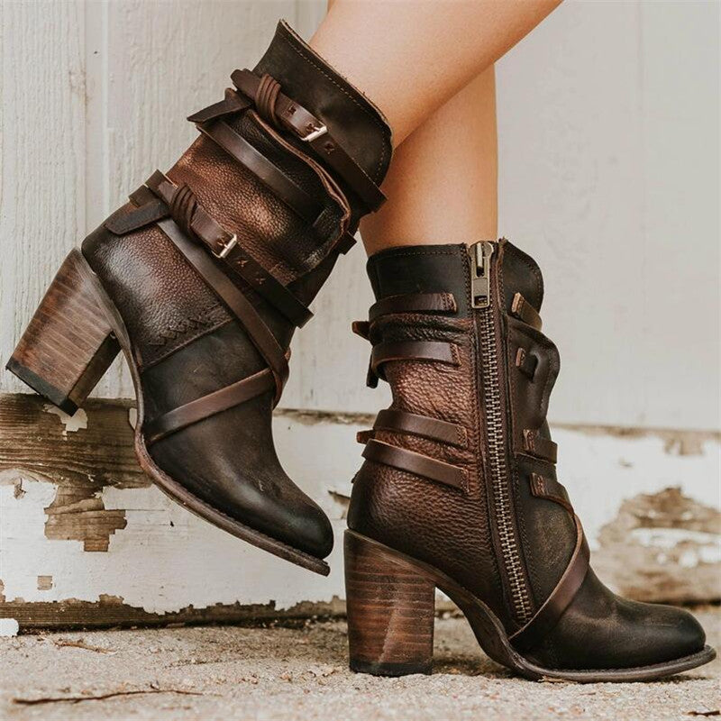 GR - Women's Winter Leather Boots