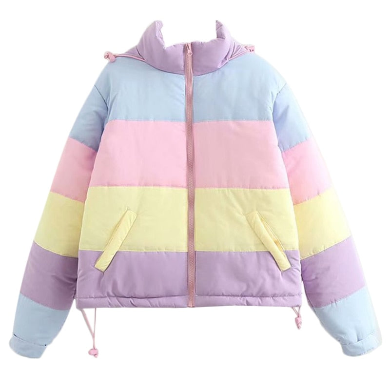 GR | Women's winter jacket in pastel shades