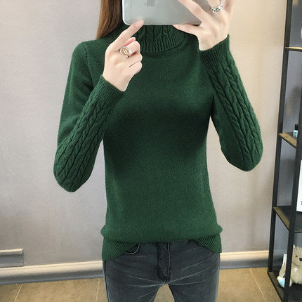 GR | Soft, high-necked sweater with a cashmere feel