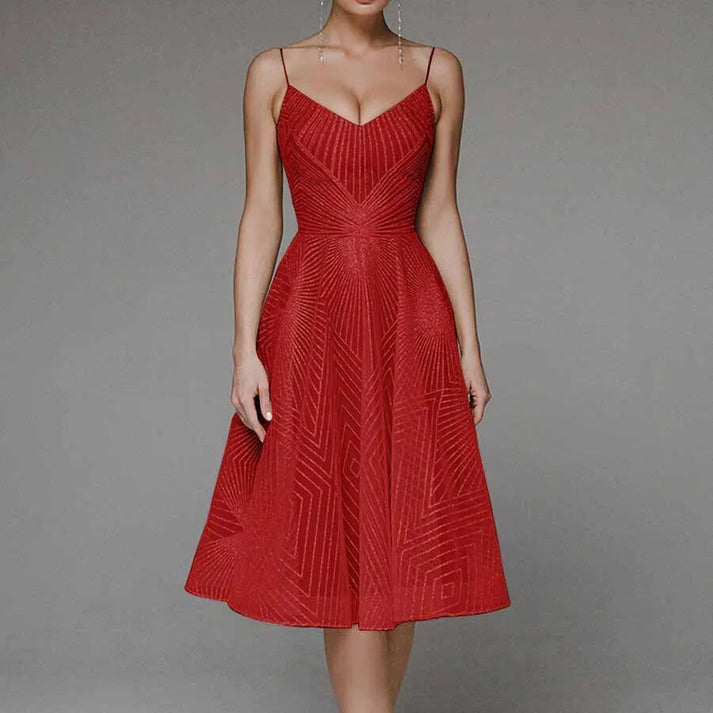 A dress full of elegance and grace. 