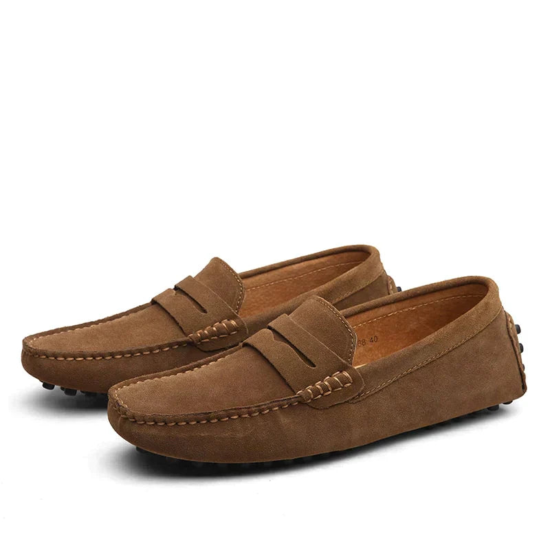 GR | Suede slippers, Italian style