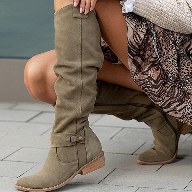 GR | Warm suede boots - Cozy winter shoes