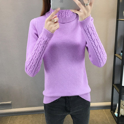 GR | Soft, high-necked sweater with a cashmere feel