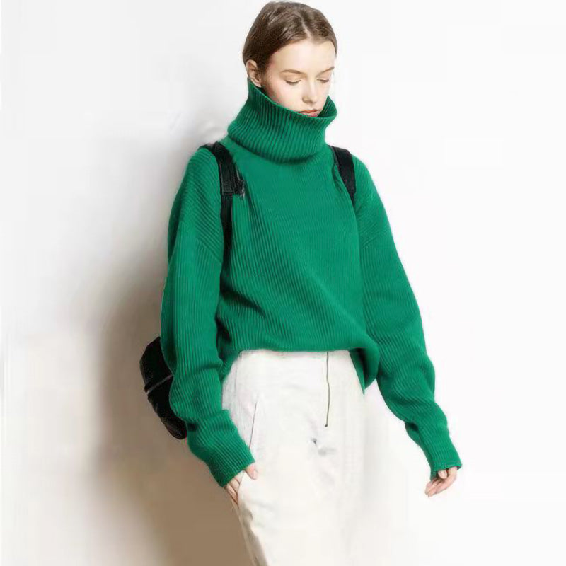 GR - Lockere Und Lässige Rollkragenpullover