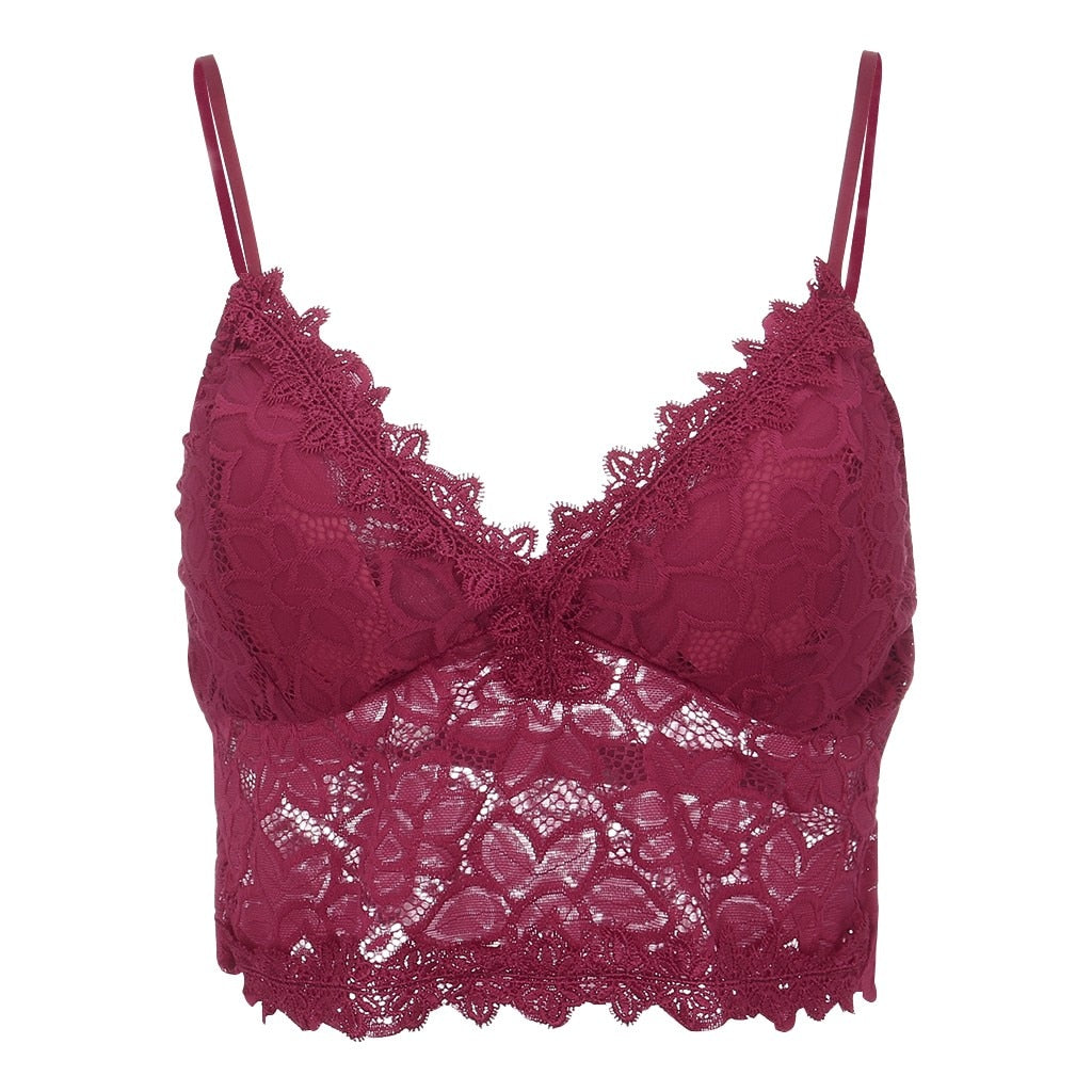 GR | Seductive Lace Bralette Crop Top