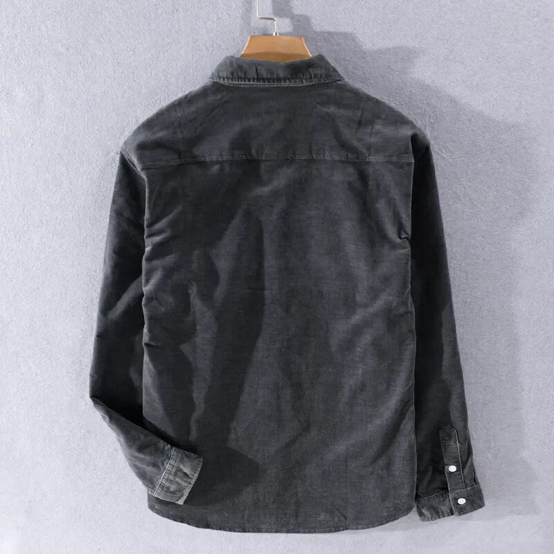 GR | Long-sleeved overshirt made of soft denim