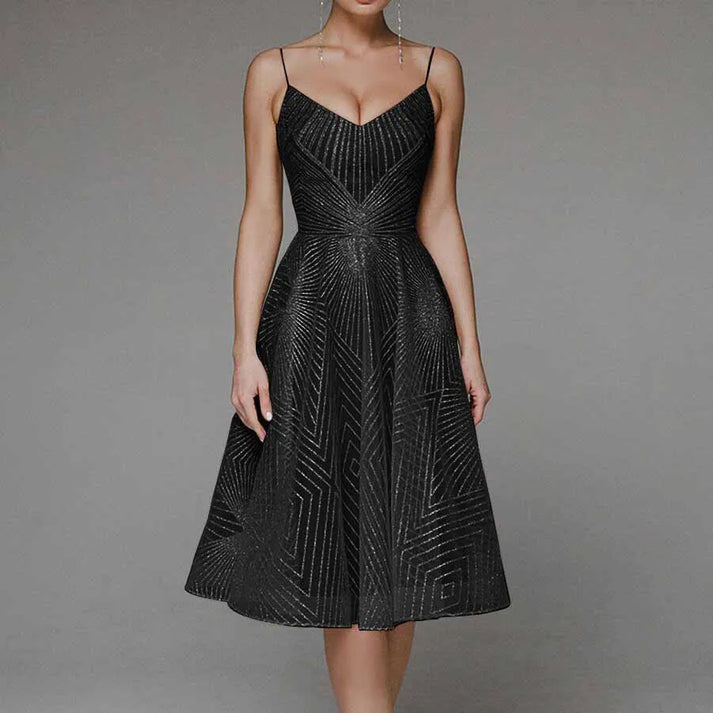 A dress full of elegance and grace. 