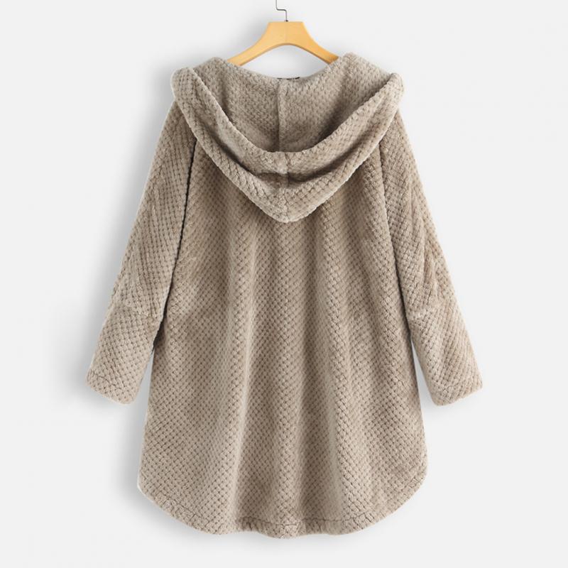 GR | Stylische, Superweiche Fleece-Kapuzenjacke