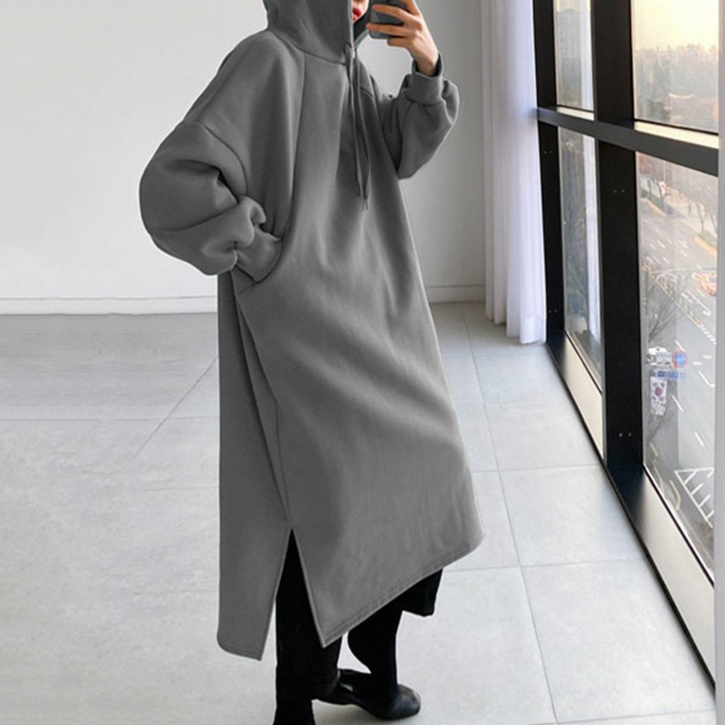 GR | Casual long-sleeved hoodie with hood