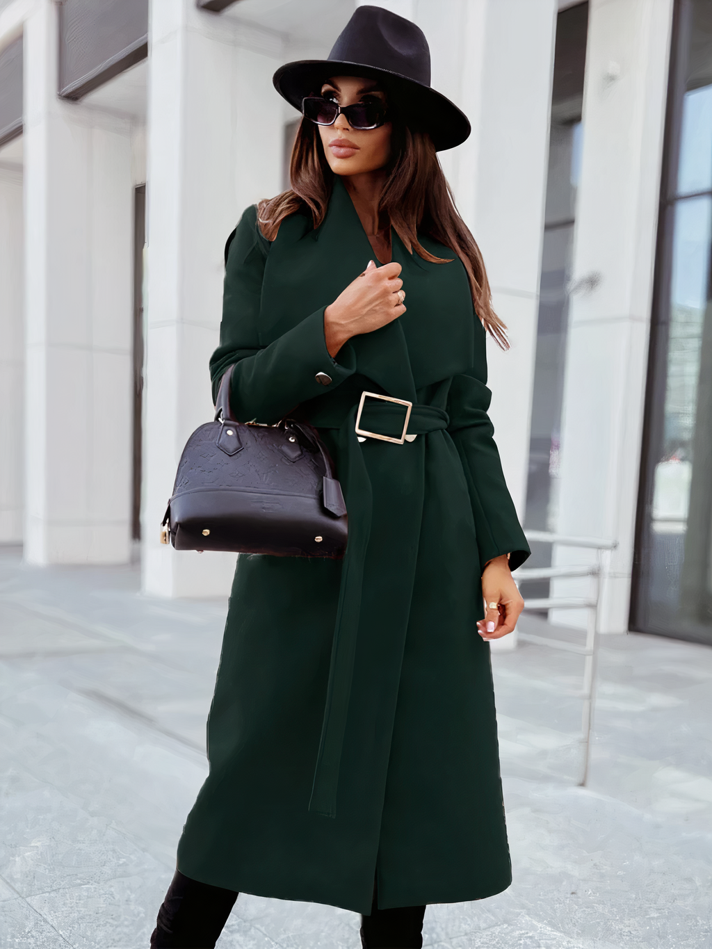GR - Stylish coat with belt