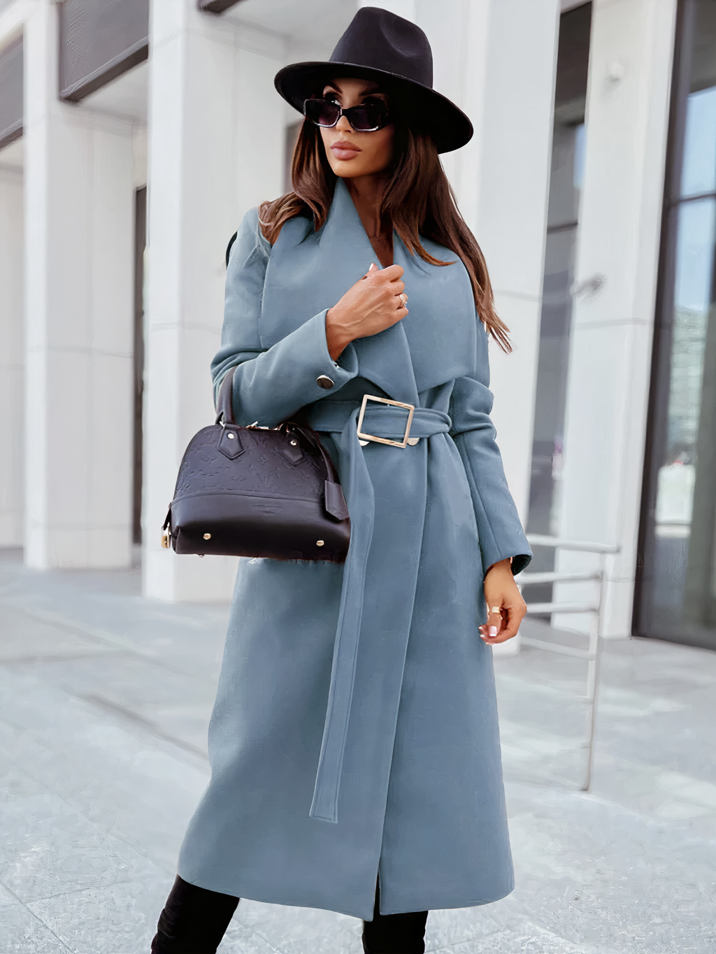 GR - Stylish coat with belt