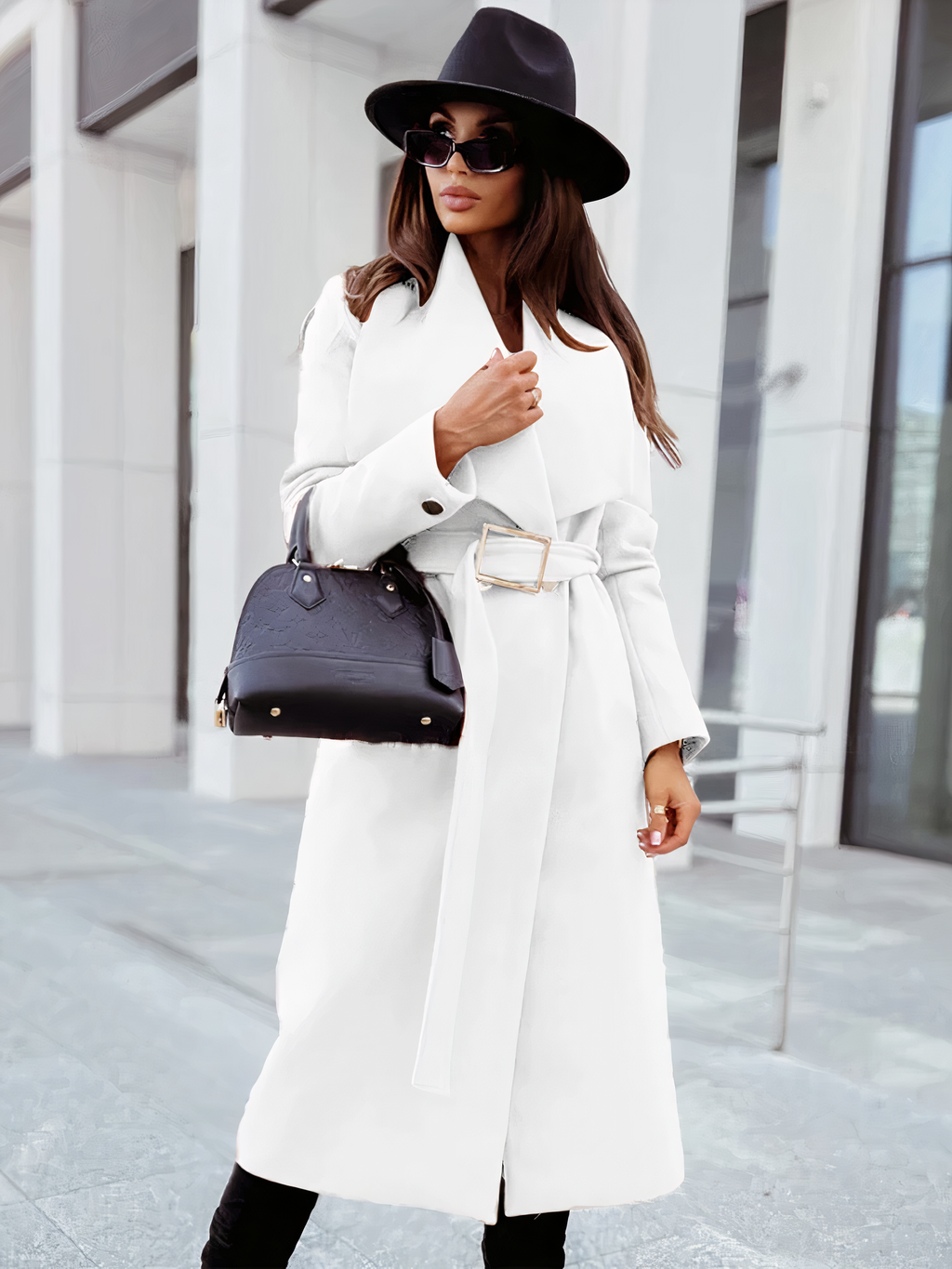 GR - Stylish coat with belt