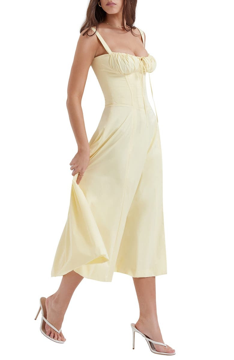 Waist dress bustier design 