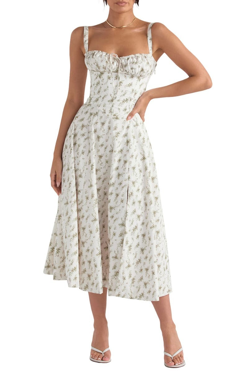 Floral corset dress