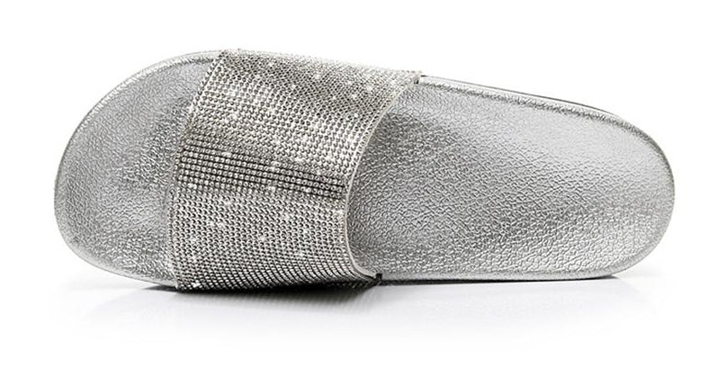 GR | Crystal Diamond Trim Sandals