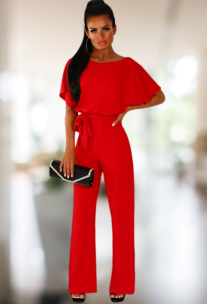 GR | Elegant jumpsuit with sleeves | Stylish and comfortable