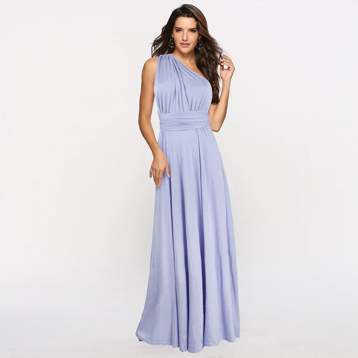 GR | Wandelbar Elegantes Kleid in Vielseitiger Wickeloptik