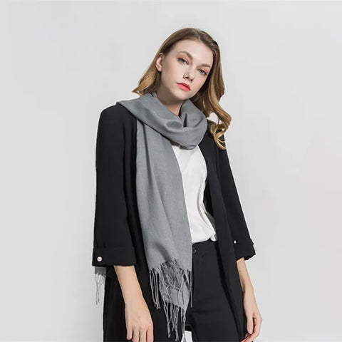 GR | Comfortable long cashmere scarf