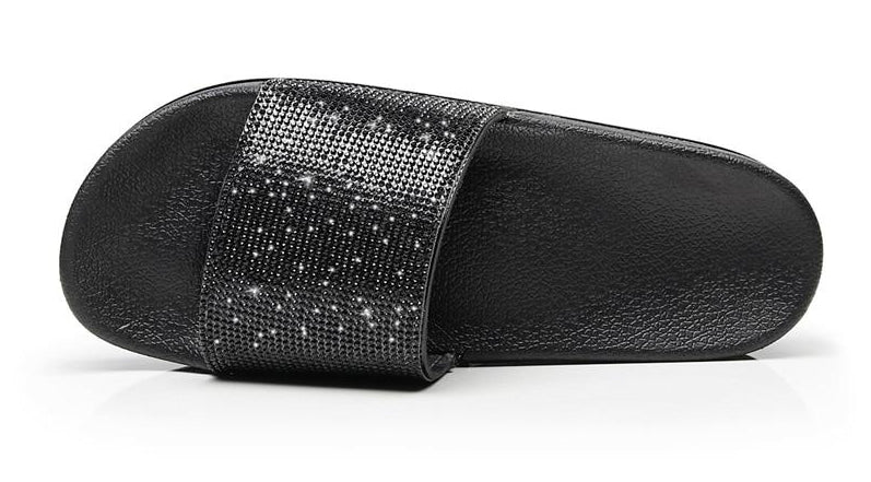 GR | Crystal Diamond Trim Sandals