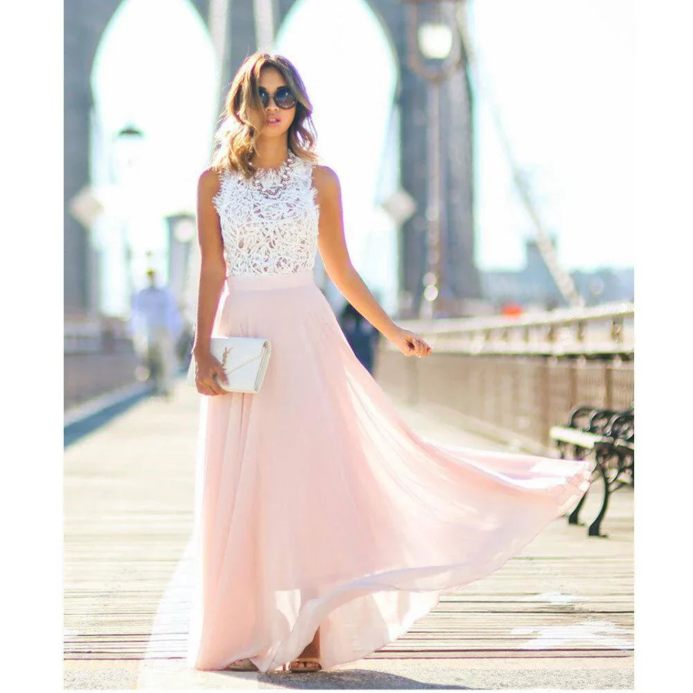 GR | Elegant women's dress with lace