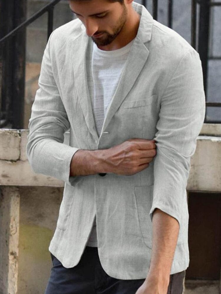 GR | Casual blazer made of soft cotton