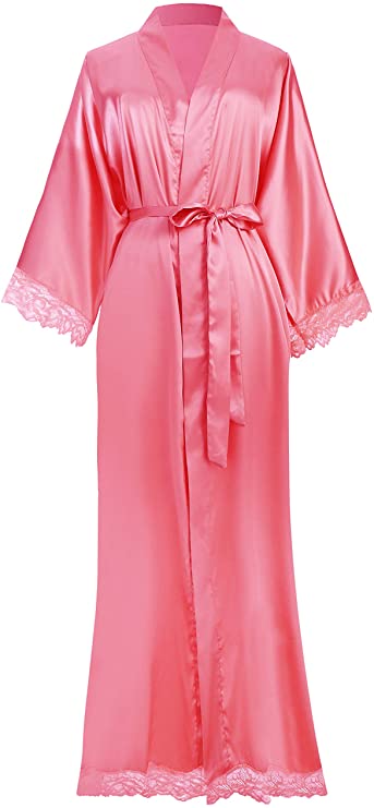 GR | Long bathrobe with spider pattern