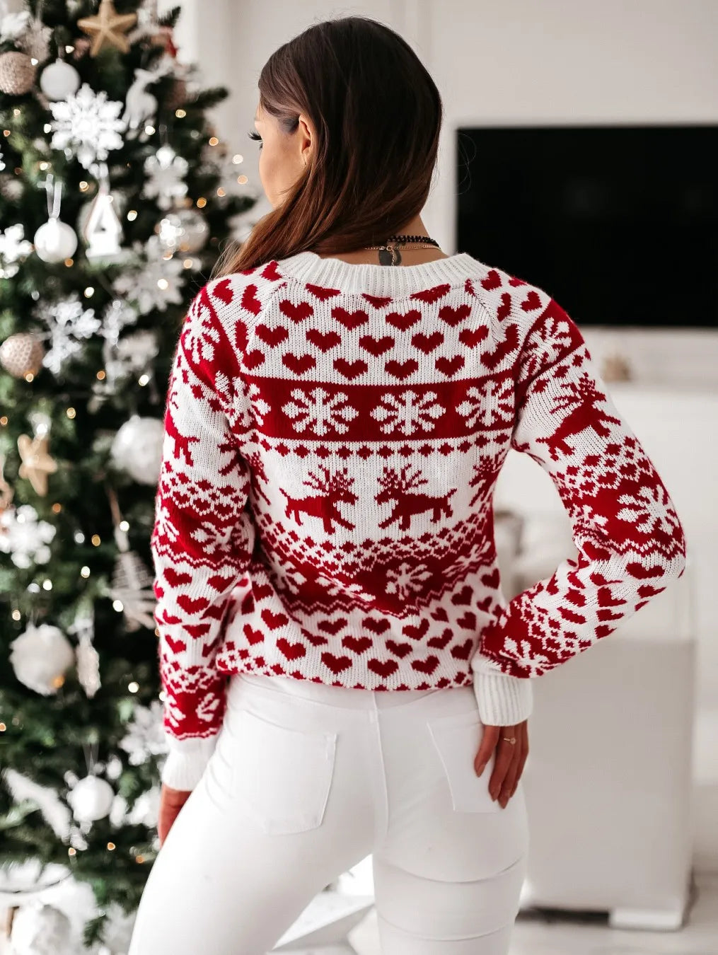 GR - Ugly Christmas Sweater - Classic Snowflake Motif