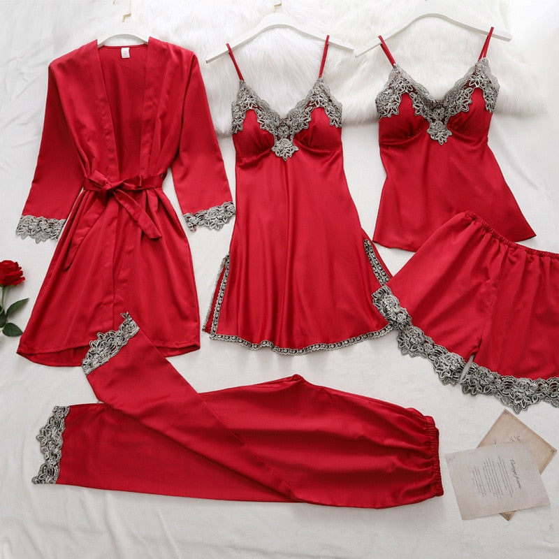 GR | Soft silk pajama set