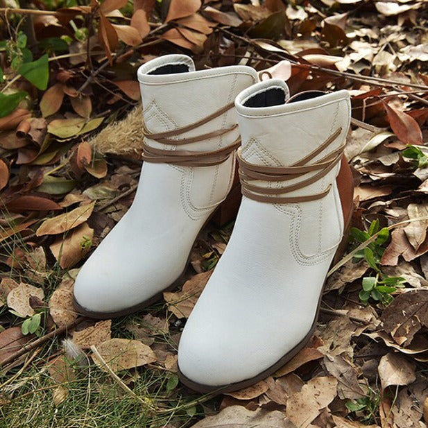 Women's Vintage Lace-Up Boots