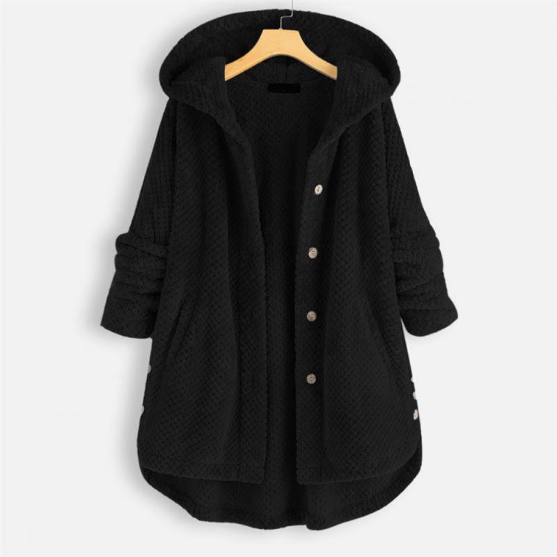 GR | Stylische, Superweiche Fleece-Kapuzenjacke