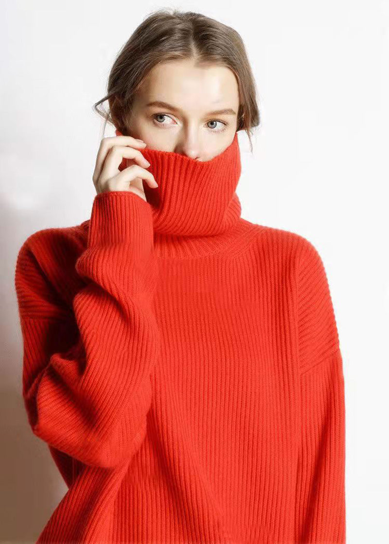 GR - Lockere Und Lässige Rollkragenpullover
