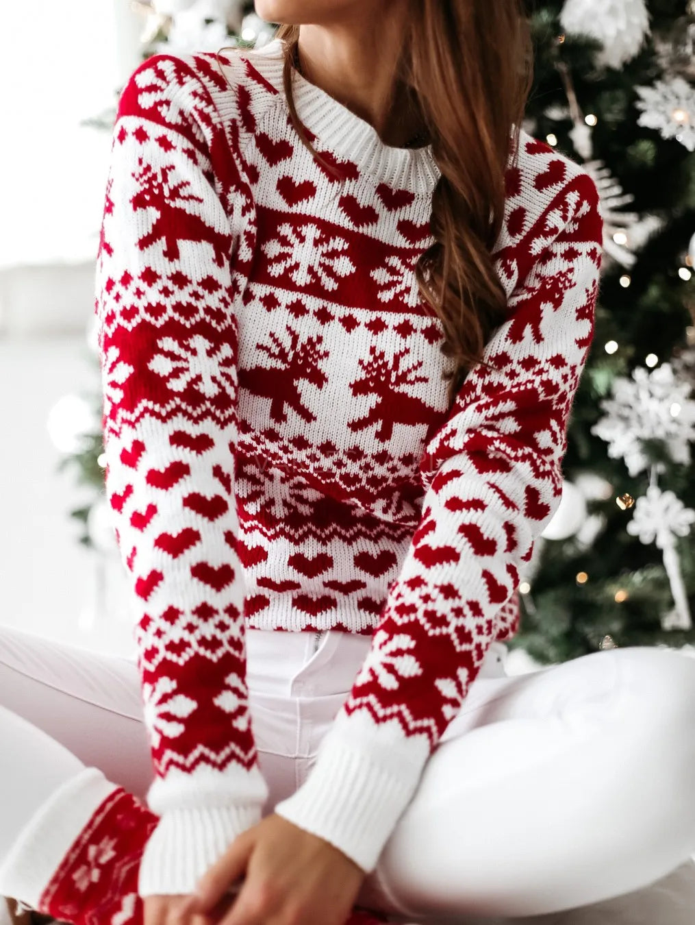 GR - Ugly Christmas Sweater - Classic Snowflake Motif