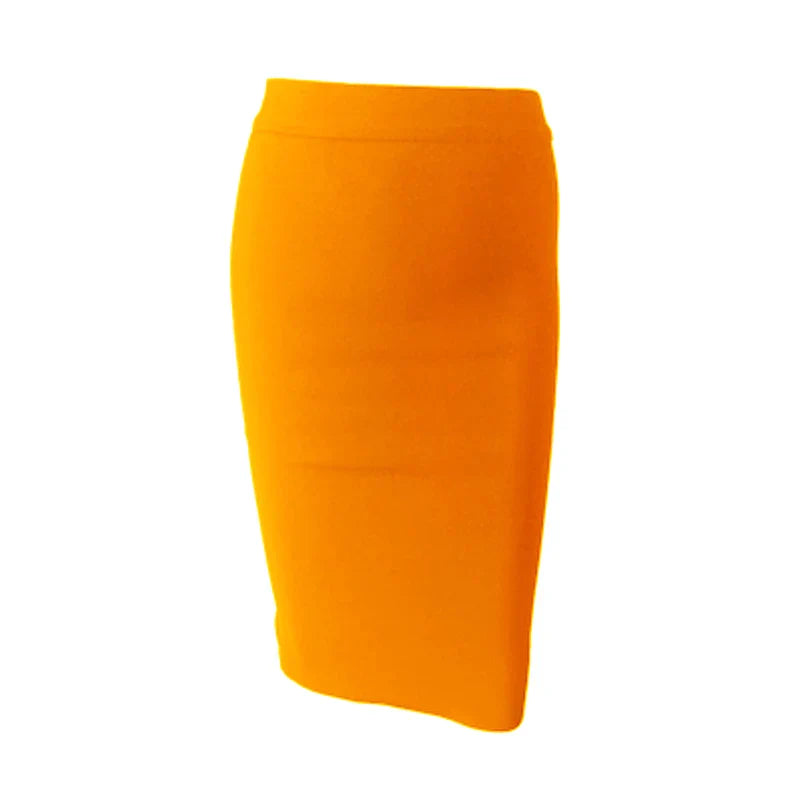GR | Großhandel Frauen Sommer Mode Sexy Schwarz Blau Orange Rot Beige Bandage Rock Designer A-Linie Bleistiftrock Faldas 60Cm