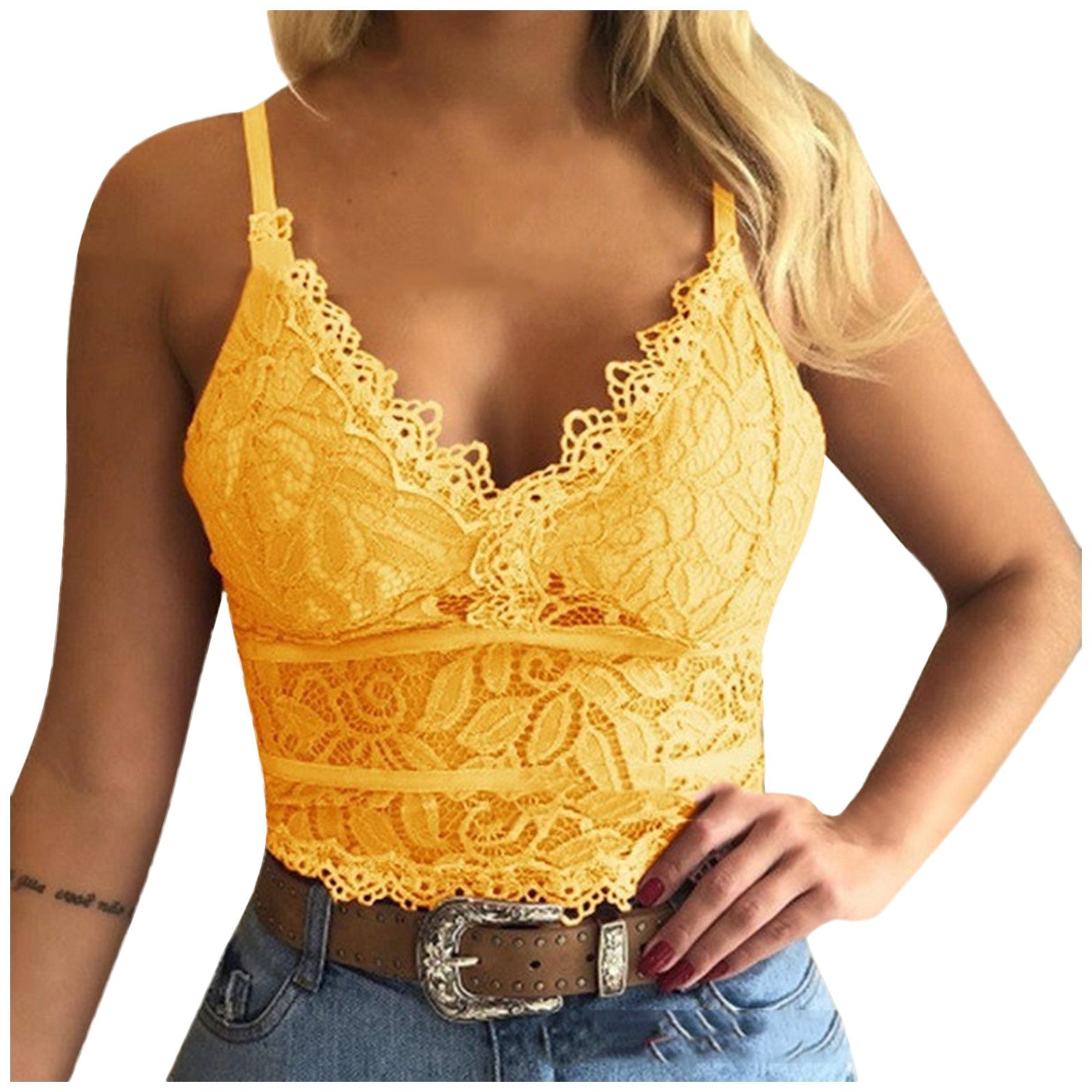 GR | Seductive Lace Bralette Crop Top