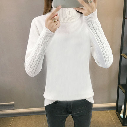 GR | Soft, high-necked sweater with a cashmere feel