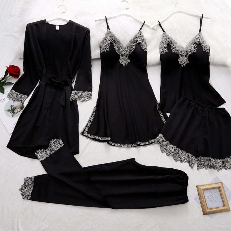 GR | Soft silk pajama set