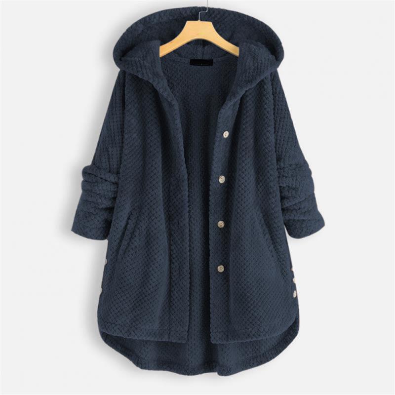 GR | Stylische, Superweiche Fleece-Kapuzenjacke